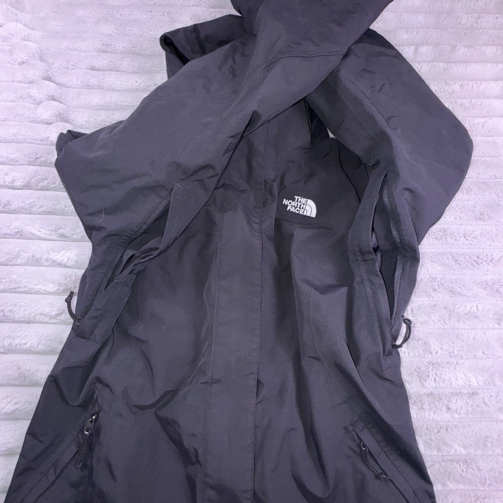 The North Face Jacket Womens Small Hyvent Black 3 In 1 Triclimate Fuzzy Coat - Picture 5 of 16